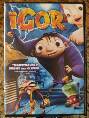 Igor (DVD, 2009,Widescreen & Full Screen) Very Good Fast Shipping