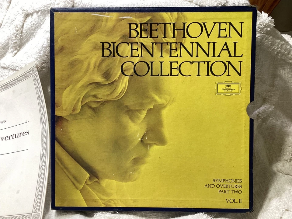 Beethoven Bicentennial Collection vinyl LP box set Vol. 2 Symphonies & Overtures - Image 4 of 4