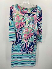 Pre-Owned Tango Mango Pink Size Large Short Long Sleeve Dress