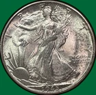 1945-S Walking Liberty Half Dollar Gem Brilliant Uncirculated Gem BU Coin #33429