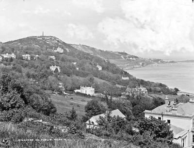 Killiney Hill, Co. Dublin Ireland c1900 OLD PHOTO