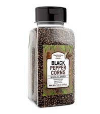Whole Black Peppercorns, Pepper Mill Grinder Refill 9.6 Ounce