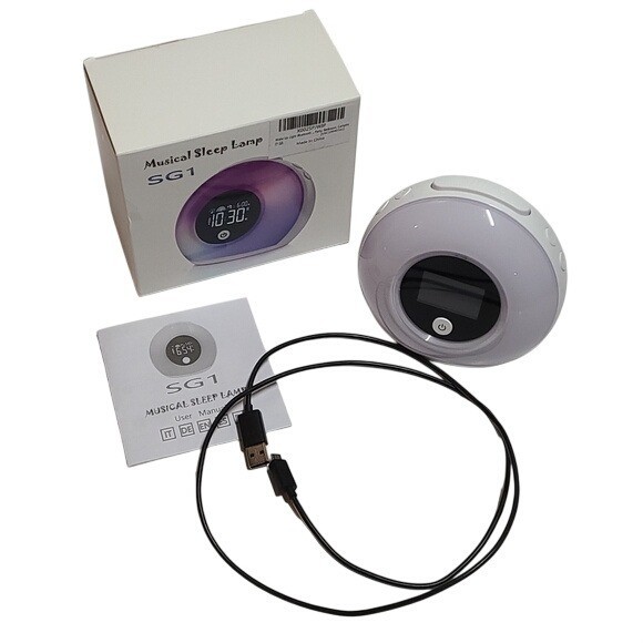 Musical Sleep Lamp SG1 Bluetooth Speaker Wake-Up Alarm Light LED Display