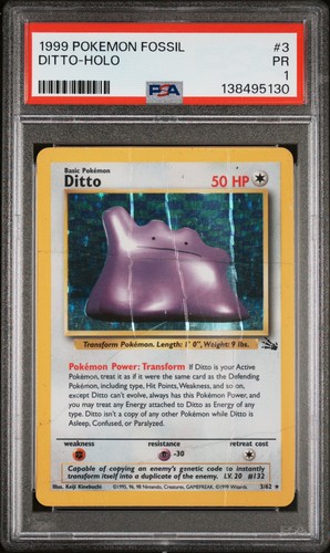 Ditto (Unlimited) graded PSA 1 for sale on eBay