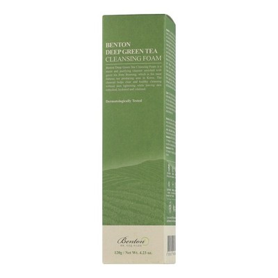 Benton Deep Green Tea Cleansing Foam 120g