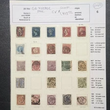 Great Britain Vintage Stamp Collection - Starting at 4% - CV $1,413 - Lot #10691