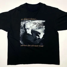 George Jones Cold Hard Truth Album T Shirt Tee Men Short Sleeve Size S-4XL