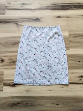 Vintage 90s coquette whimsigoth fairy floral midi skirt