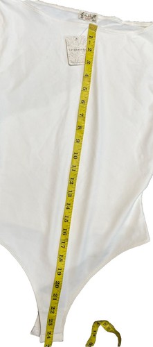 Free People Intimately C8141 Women's Ivory Body Suit Top Size Small - Picture 11 of 11