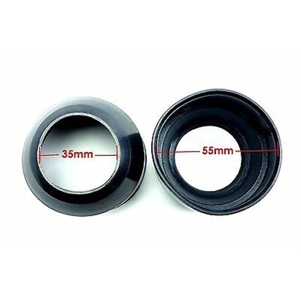 2 Cubiertas antipolvo horquilla FastMoto botas protectores - par para Kawasaki KZ Z1-R 44010-032 Foto 2 de 4