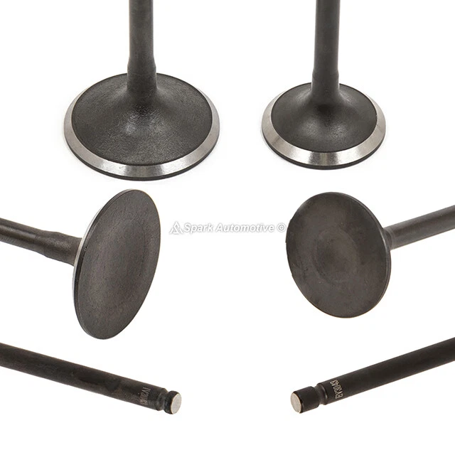 Válvulas de escape de admisión aptas para 07-12 Nissan Sentra Versa Cube 1.8 2.0 MR18DE MR20DE Foto 4 de 4
