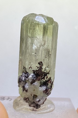 DIOPSID Kristall (3.6 gr) Roh Diopside Crystal rough, Merelani Tansania - Picture 3 of 5