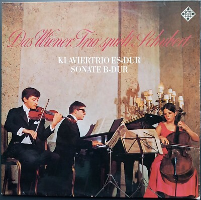Schubert - Piano Trio & Sonata D 28, WIENER TRIO, Telefunken, STEREO