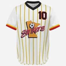 Minnesota Strikers - soccer jersey Retro shirt,  1986 1987 home NASL league