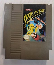 Skate or Die NES Nintendo Game Cartridge 1988 Original Vintage Tested Authentic