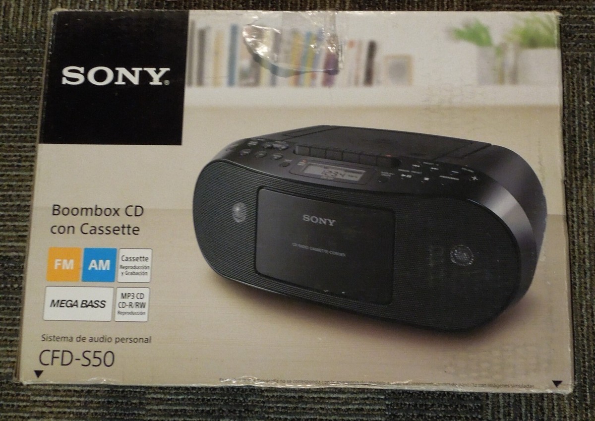 Sony CFD-S50 CD/Line-in Jack/Headphone Jack/Digital/CD-R