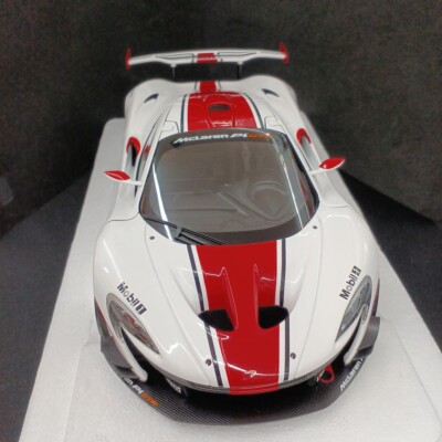 オートアート　1/18 McLaren P1 GTR #23 New Auto Art 1/18 Scale McLaren P1 GTR (Dark Gray / Orange) Model