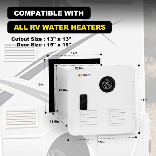55000 BTU RV Tankless Water Heater Propane Gas 3.9GPM w/Controller Instant Hot - Picture 2 of 7