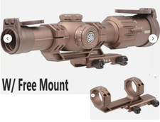 Sig Sauer TANGO-MSR 1-6x24mm Illuminated Red MSR BDC6 Reticle COYOTE - SOTM61200