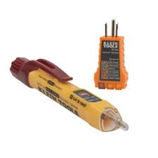 NCVT2PKIT Non-Contact Voltage Tester with Outlet Tester, 12-48V AC or 48 - 1000V