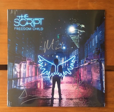 The Script Freedom Child Vinyl LP ALBUM Autographed SIGNED SEALED
