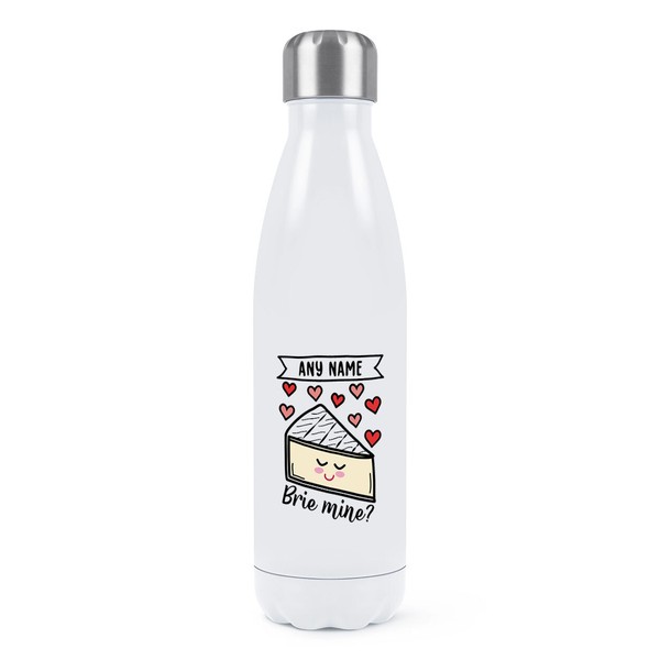 Personalisiert Brie Bergwerk Doppelwand Wasserflasche Valentinstag Freundin-image