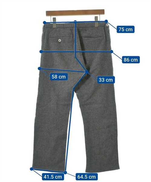 COMME des GARCONS SHIRT Pants (Other) Gray S 2200454403022