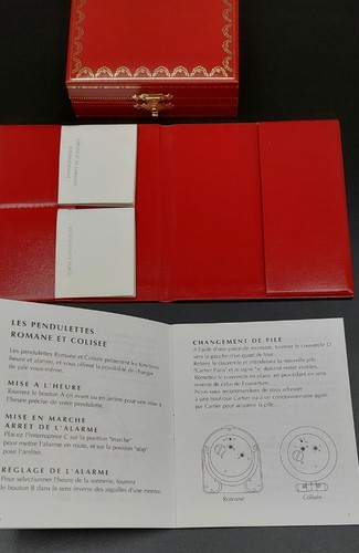 Cartier CO1039 RED LEATHER WATCH box certified warranty - Picture 20 of 24