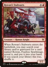 1x NM Rowan's Stalwarts - Throne of Eldraine [MTG] pack fresh