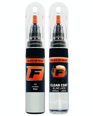 für HYUNDAI PGU WHITE CRYSTAL LACKSTIFT Reparatur Set Autolack Kratzer