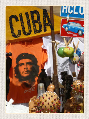 Blechschild 30x40 Cuba Karibik Che Guevara Havanna Club  Wand Deko Cafe Sammler