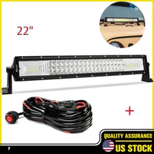 22inch 120w Led Light Bar Spot Flood Combooffroad Truck Suv Atv 24inwiring Kit 22inch 120w Led Light Bar Spot Flood Combooffroad Truck Suv Atv 24inwiring Kit