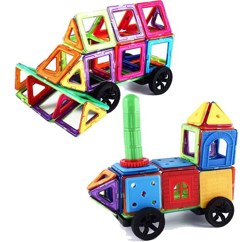 299PCS Kids Magnetic Tiles Blocks Building Toys 3D Magnet Kit Children Gift Play - Picture 6 of 16