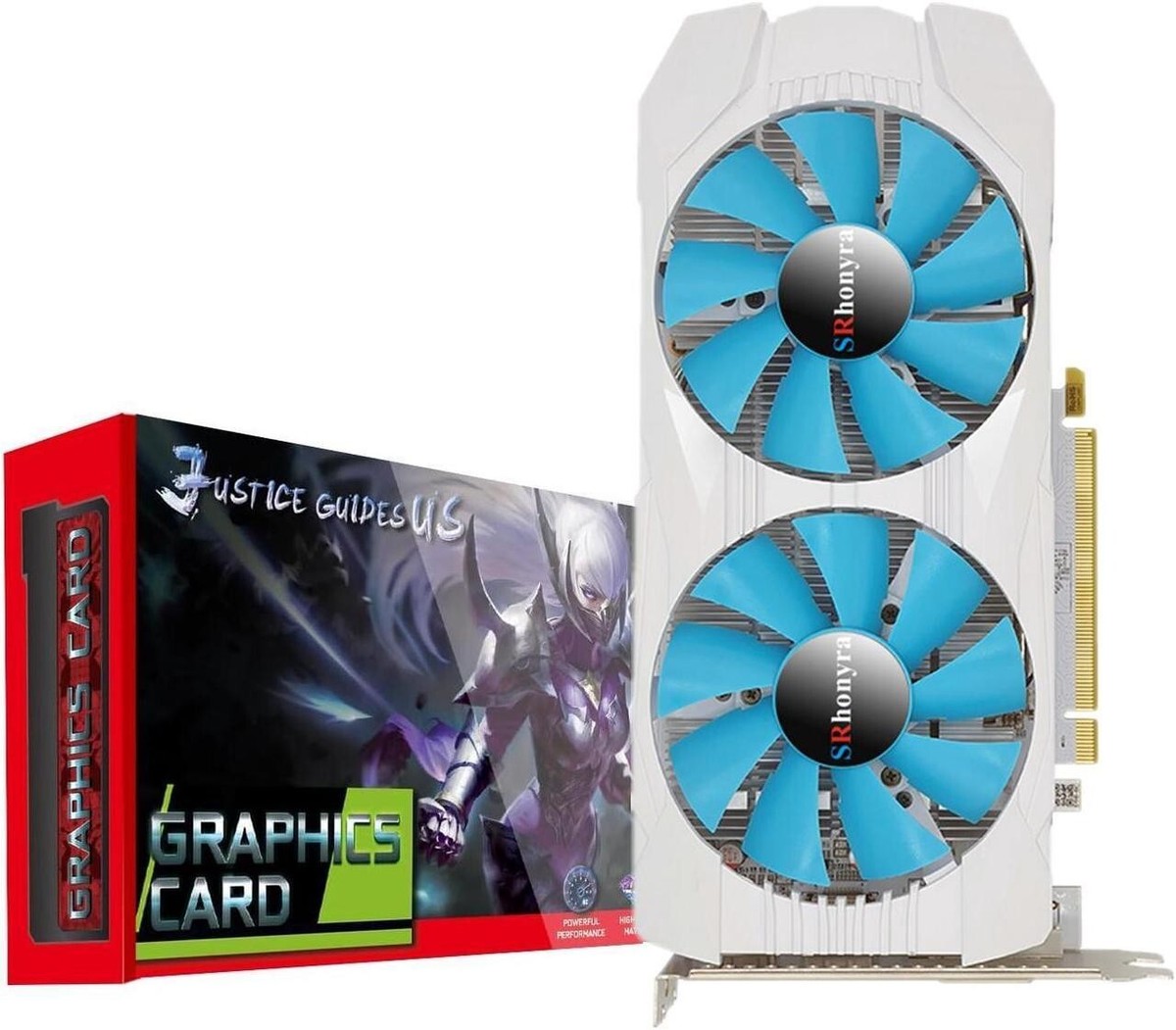 RX 590 GME 8GB GDDR5 Graphics Card 256 Bits Outpurs 6-Pin PCIe - Main Image