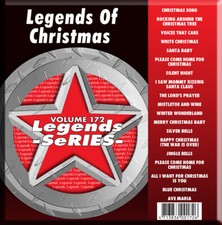 LEGEND OF CHRISTMAS Karaoke CD G Vol-172,Santa Baby,Silent Night,Silver Bells 