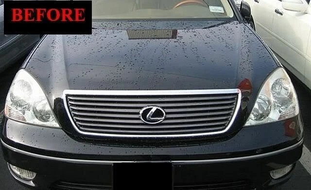 LEXUS LS430 LS 430 2001-2006 MOLDURA CROMADA PARA PARRILLA 2002 2003 2004 2005 Foto 4 de 4