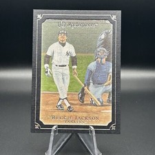 2007 UD Masterpieces Black Frame Reggie Jackson /99 #18 HOF Yankees Athletics