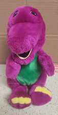Barney The Dinosaur Toy 12" Plush 1992 Lyons Group Purple Stuffed Animal Vintage