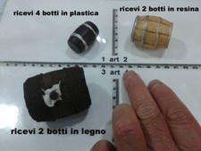 botti legno resina botte presepe plastica x pastori crib shepherds gia 05 10 15