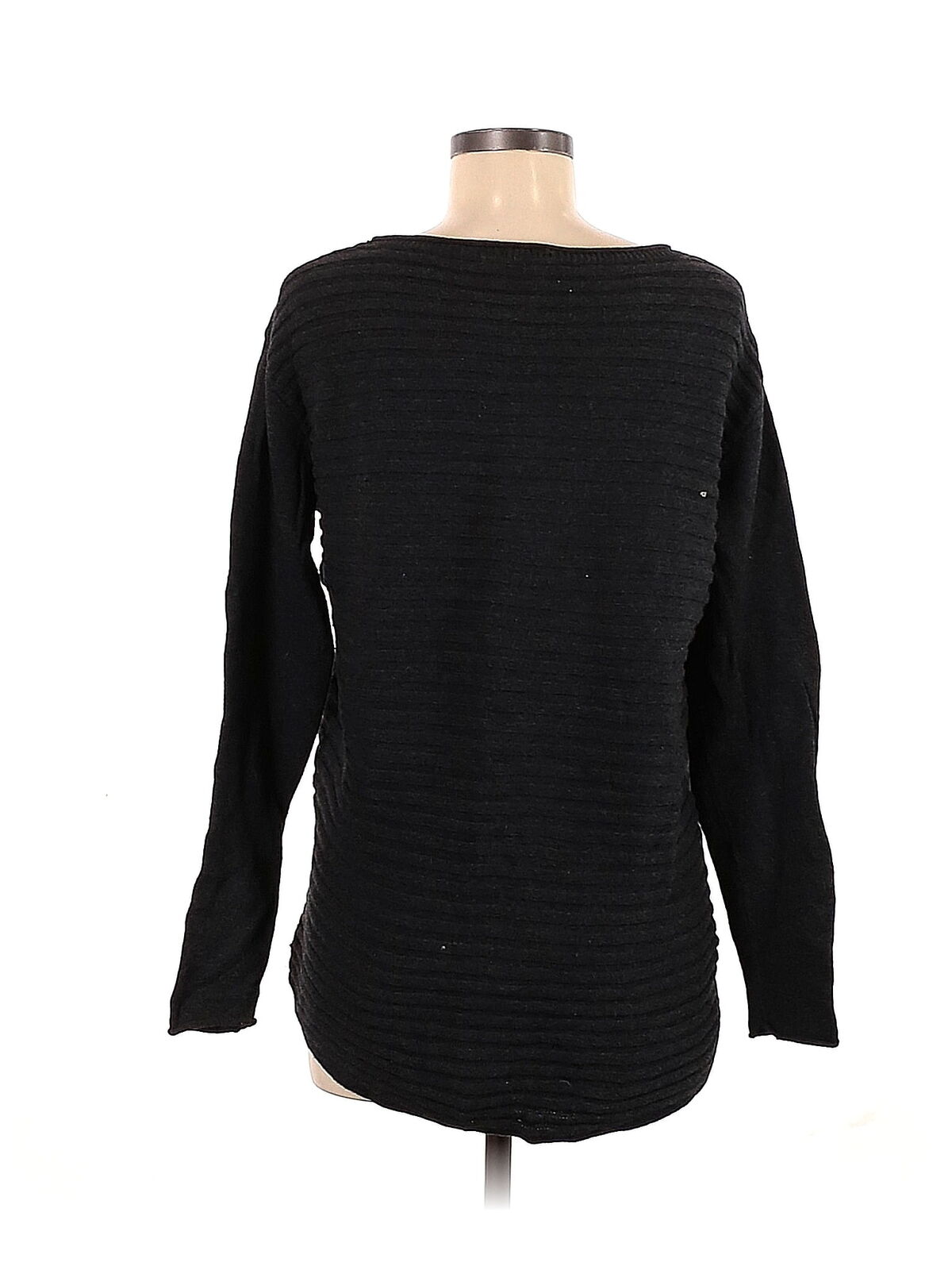 Lilla P Women Black Pullover Sweater M - image 2