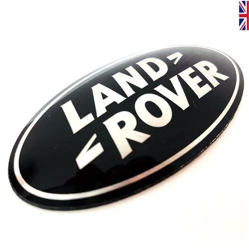 DISTINTIVO GRIGLIA LAND ROVER EVOQUE L551 ORIGINALE LAND ROVER ARGENTO NERO - Immagine 4 di 4