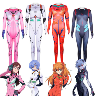 Neon Genesis Evangelion Ayanami Rei Asuka Mari Cosplay Costume - Anime Bodysuit