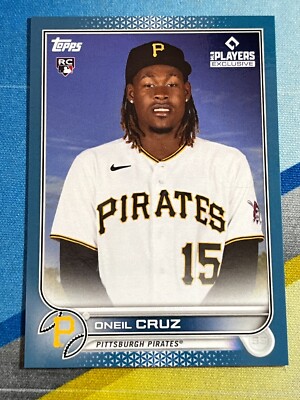 2022 Topps X MLB Players Exclusive ONEIL CRUZ Pirates Rookie Blue ...