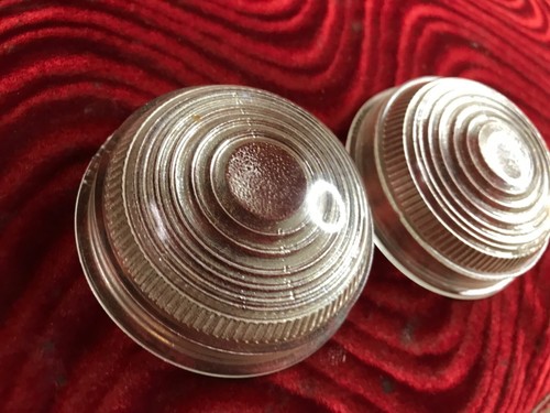 1952 Mercury Glo brite Parking Light Lens Glass - Picture 4 of 7