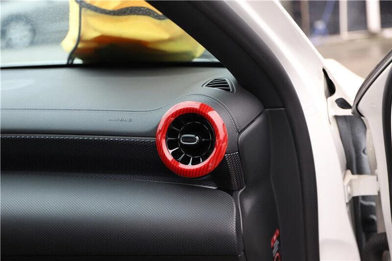 Inner Decoration Full Set Fit For Mercedes Benz AMG35 2019-2021 Red Carbon Fiber - Image 3 of 4