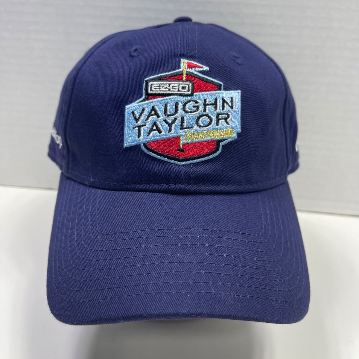 New Era 9twenty Vaughn Taylor Championship Hat Blue Golf Hat Leather Strap  Back