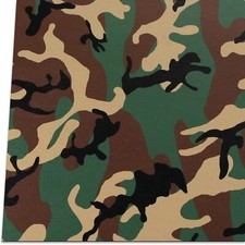 KYDEX Thermoform Sheet 8 x 12 Inch Woodland Camo 1 Sheet for Crafting