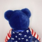 2002 Ty Beanie Buddies LIBERTY with BLUE Head- the 14" Stars & Stripes Bear New — photo 10