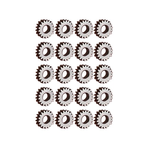 20PCS 2.25MM Thickness Steel Reduction Gears 2.55mm Hole Small Motor Gear - Foto 2 di 4