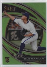 2020 Panini Select Premier Neon Green Prizm 23/99 Shun Yamaguchi #153 0rd2